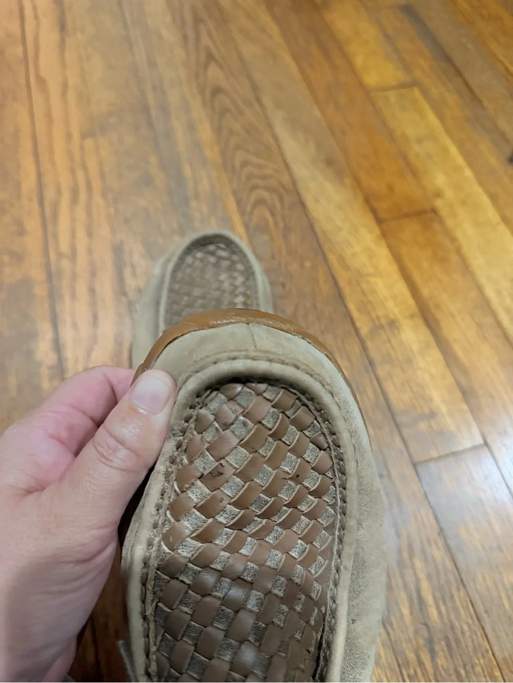 Twisted X Men's Basket Weave Chukka Driving Mocs Size 7M